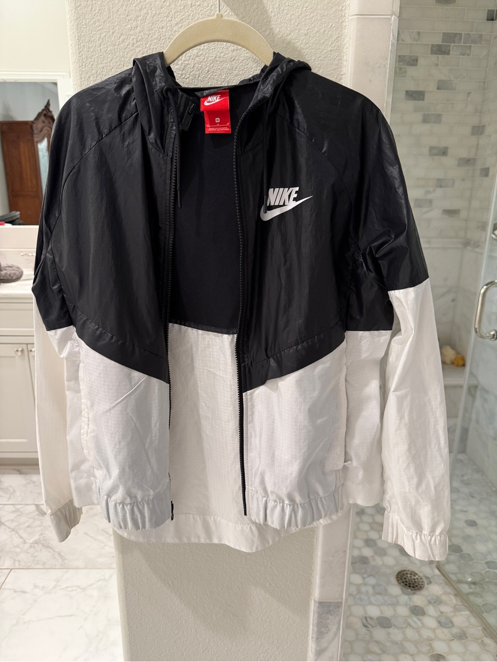 Nike Black Mesh Lined Jacket with Red Label